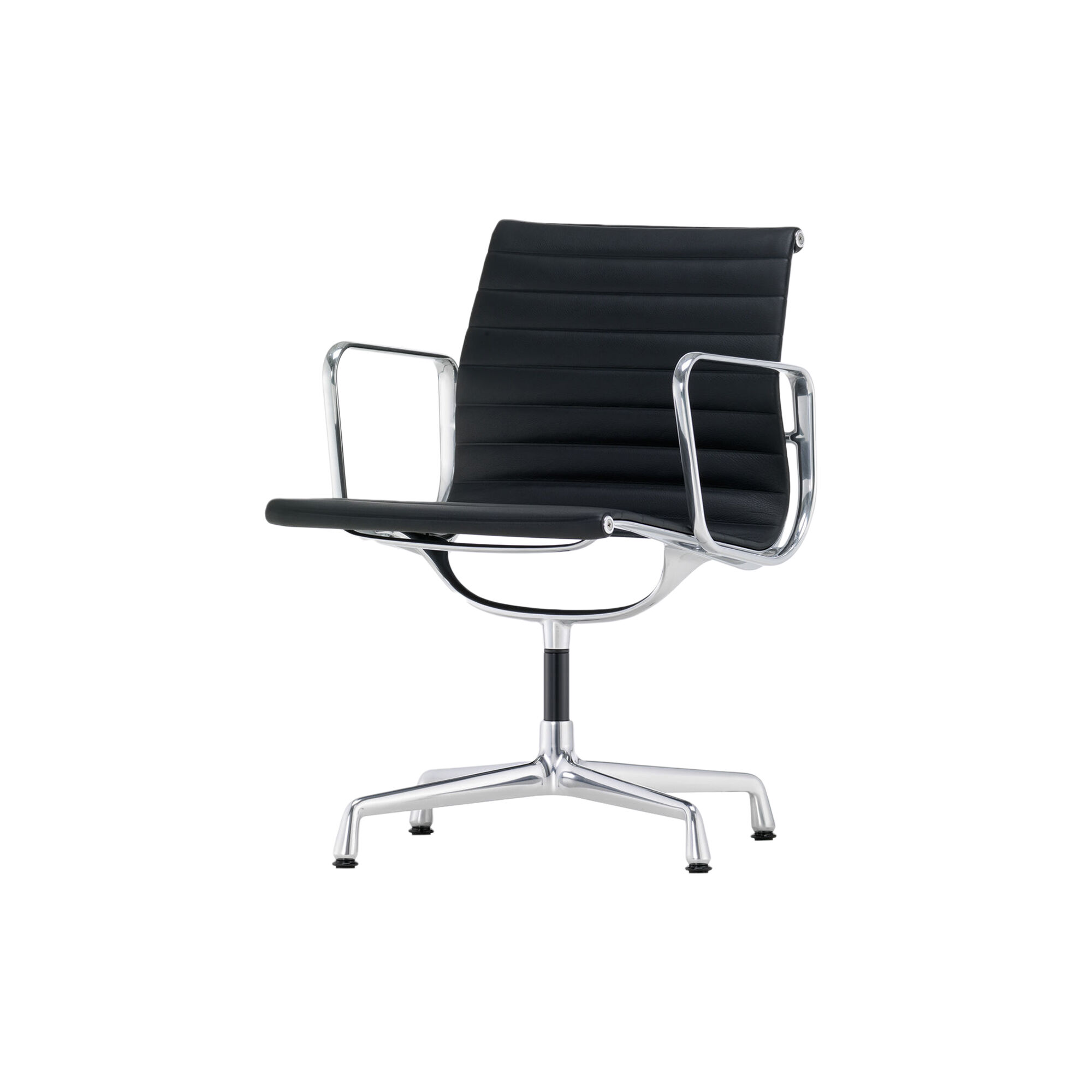 Kjop EA 108 kontorstol nero polert aluminium fra Vitra