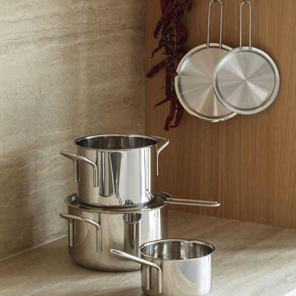 Stainless Steel Grytesett 3 deler, Eva Trio