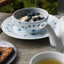 Musselmalt Riflet skål 47 cl, Royal Copenhagen