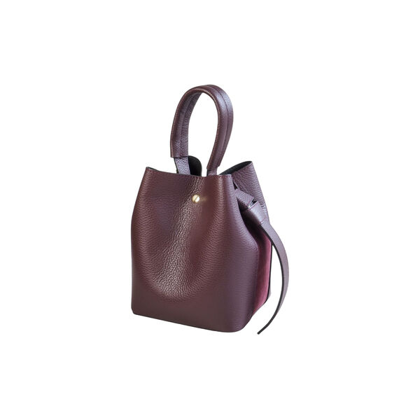 B&oslash;tteveske glattskinn, bordeaux, 7 DAYS