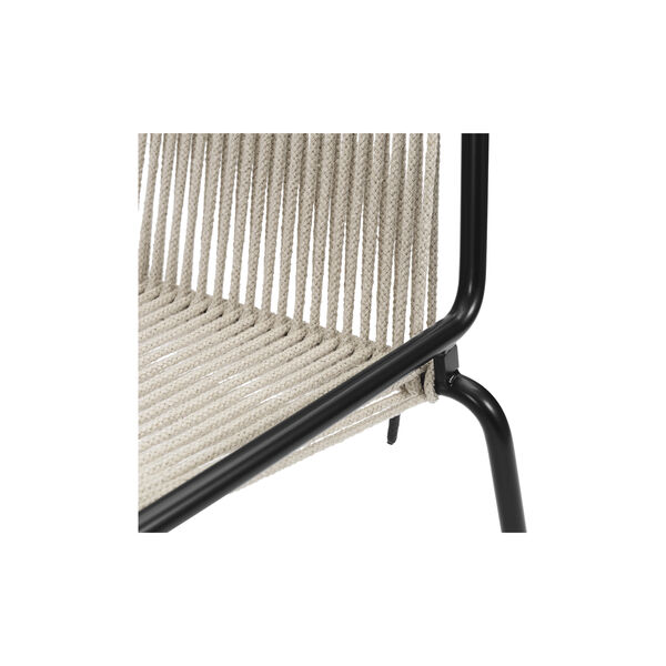 Noel Chair, black/nature linen, Thorup Copenhagen