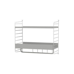 Hallway Bundle G, grey/grey, String Furniture