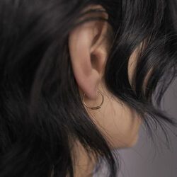 Basic Hoop, gold, Maria Black