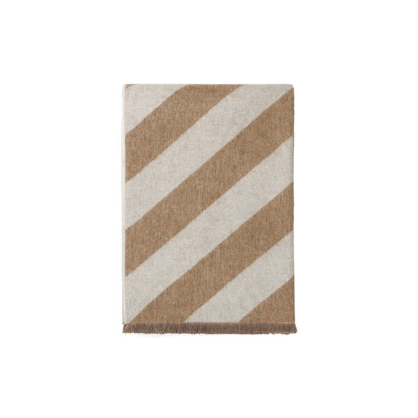 Fishbone pledd, camel, ELVANG