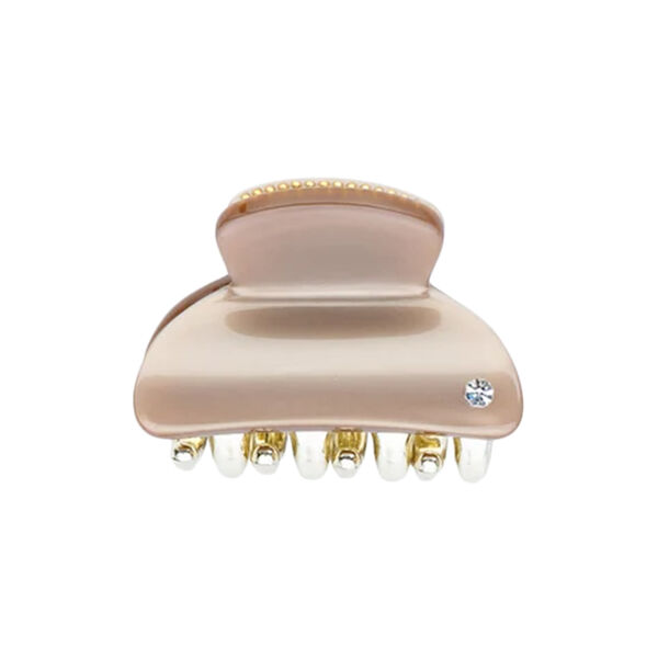 Hårklemme Small, warm taupe, DARK department