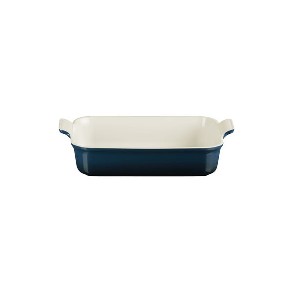 Heritage rektangulært fat 32 cm, nuit, Le Creuset