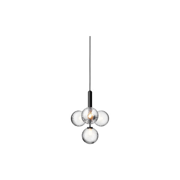 Miira 4 Pendant, rock grey/optic clear, Nuura