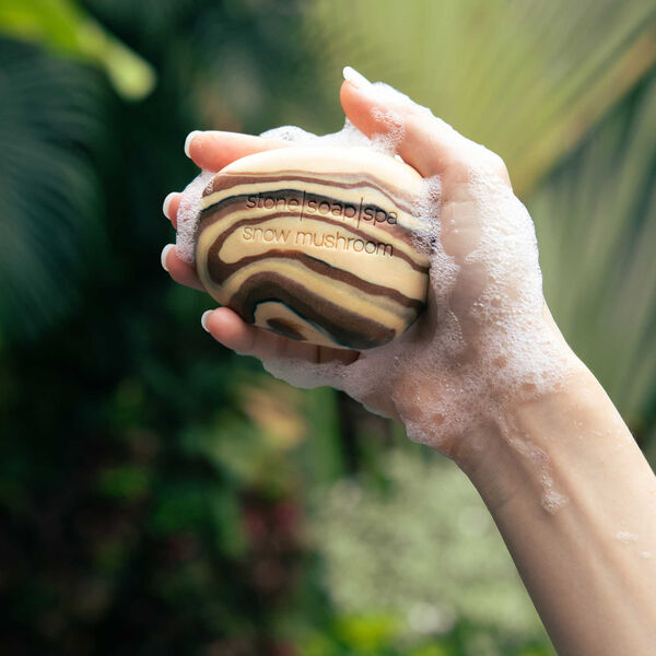 Snøsopp såpestykke, Stone Soap Spa