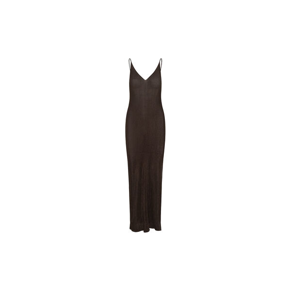 GZsilvi singlet dress, deep brown metallic, Gestuz