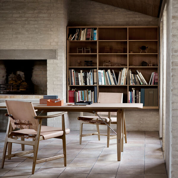 BM1106 J&aelig;gerstolen, oljet eik/natur, Carl Hansen & S&oslash;n