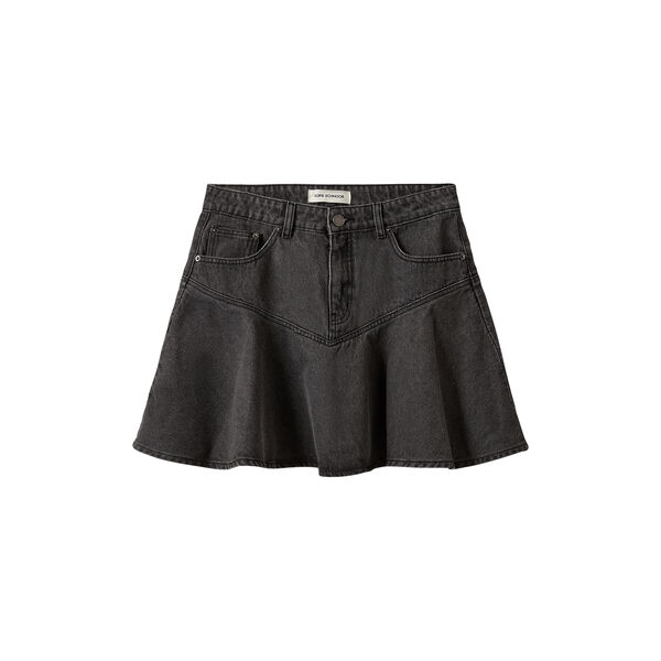 JACKYSW DENIM MINI SKIRT, 1024 black washed denim, Sofie Schnoor