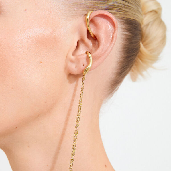 EVON ear cuff, 2-i-ett sett, gullbelagt, Pilgrim