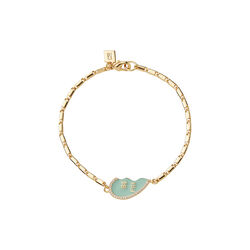 Bestfriend bracelet baby blue, Crystal Haze