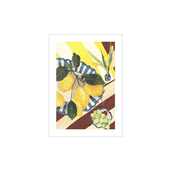 Sitroner og druer, Poster & Frame