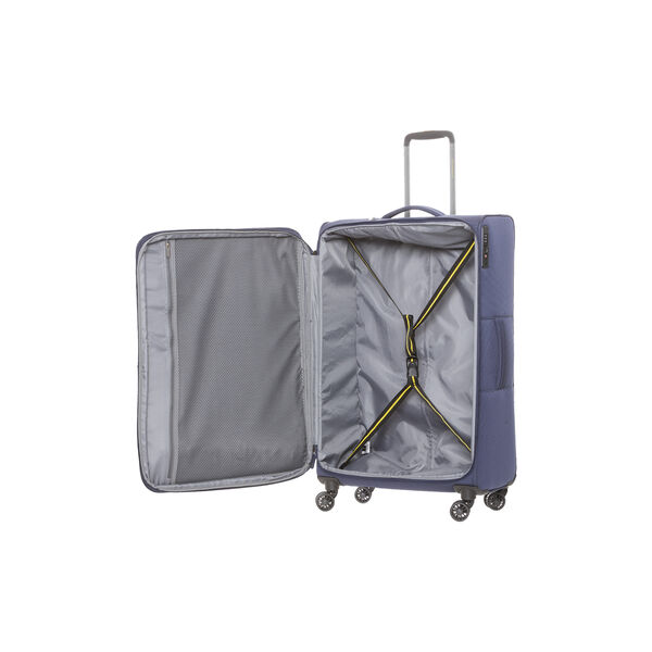 Smile & go trolley large exp, dress blue, Mandarina Duck