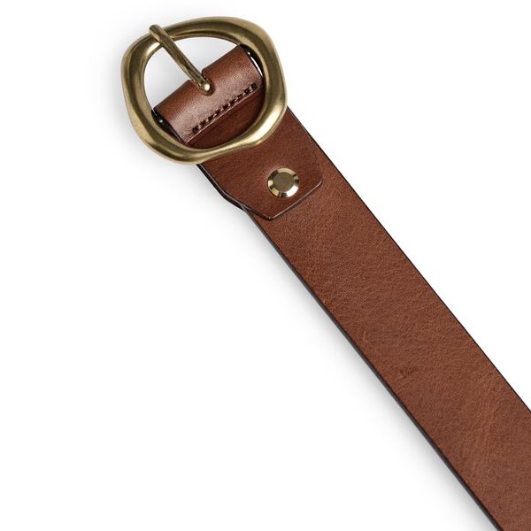 TrinityMBG Belt, cognac w/br. gold, Markberg