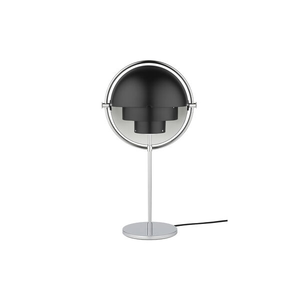 Multi-Lite Table Lamp, black semi matt/chrome, GUBI