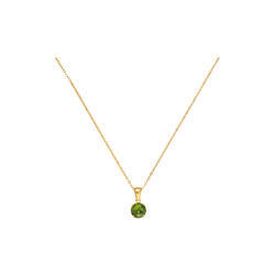 Lyra halskjede, gr&oslash;nn, Hadeland Glassverk