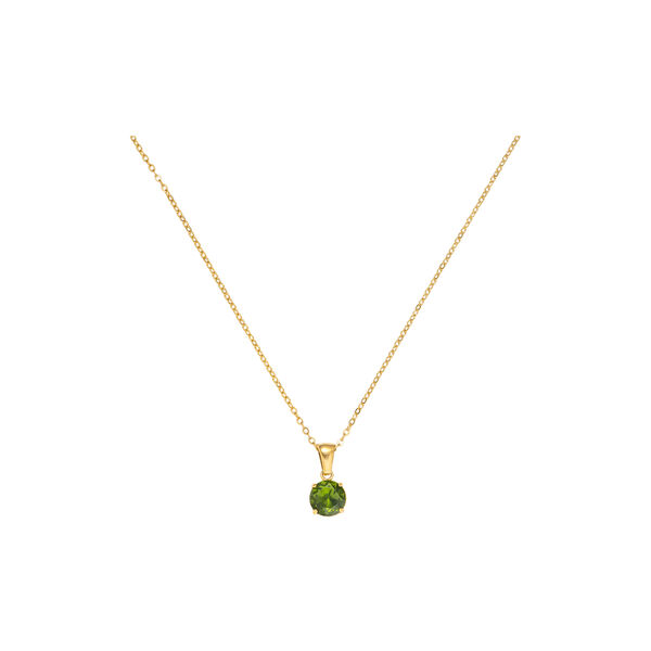 Lyra halskjede, gr&oslash;nn, Hadeland Glassverk