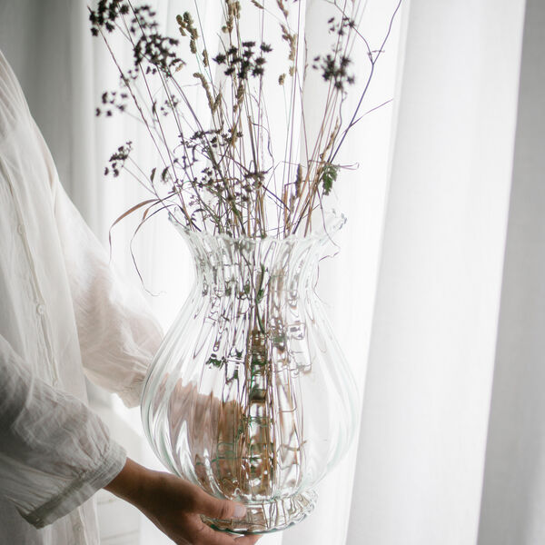 Falla resirkulert vase, clear, Wik & Walsøe