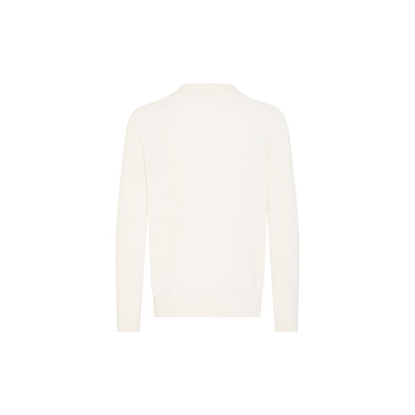 CFNORDIN LS Ribbed Polo Knit, jet stream, Casual Friday