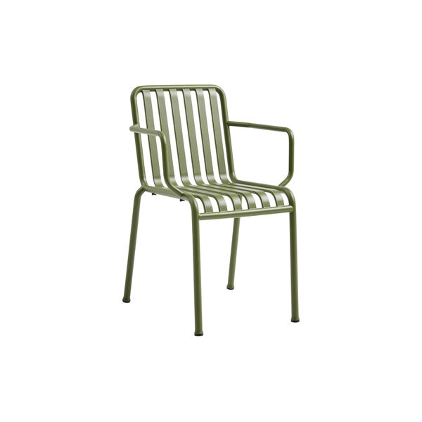 Palissade spisestuestol med armlen, olive, HAY