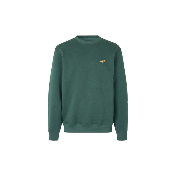 Standard Crew Logo Sweat, darkest spruce, Mads Nørgaard