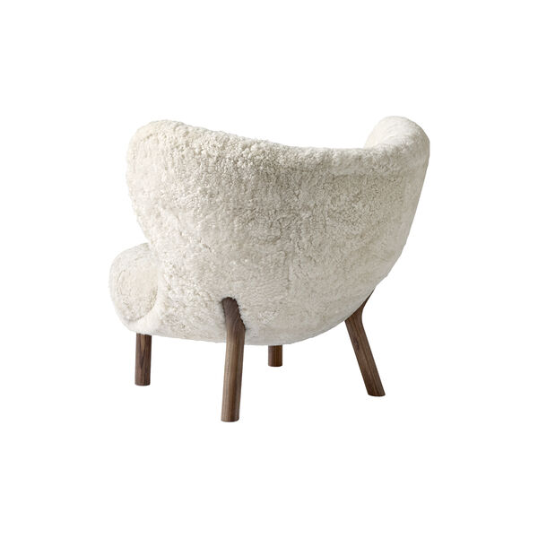 Little Petra VB1 loungestol, valnøtt/hvit, &Tradition