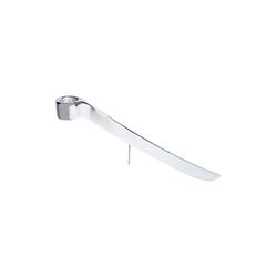 LightArch Mini 1-armet lysestake, krom, Uyuni Lighting