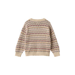 Jacquard Pullover Harlow, 3191 offwhite, Wheat