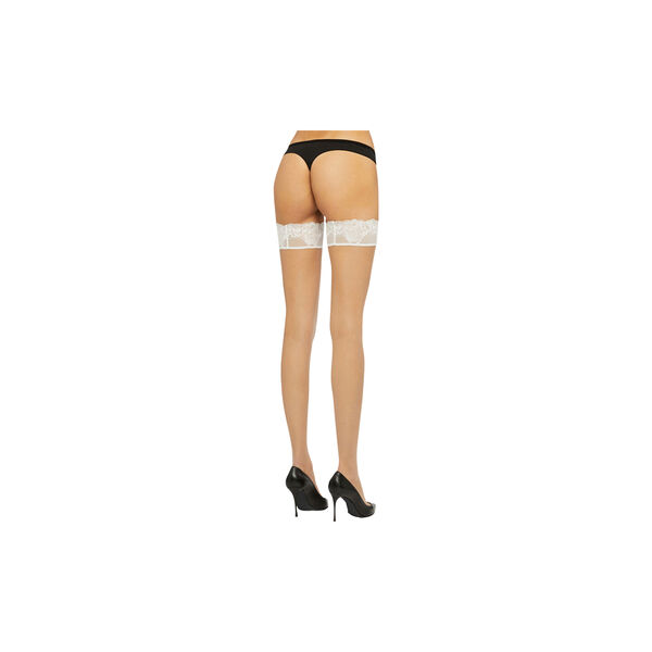 Nude 8 Lace Stay-Up, fairly light/white, Wolford
