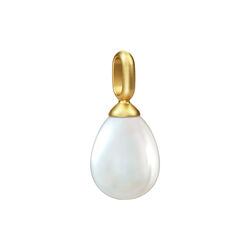 Afrodite anheng, gold/white pearl, Julie Sandlau