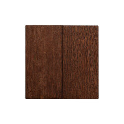 KLOSS Dobbel Lysbryter, varm eik, Kjaer + Loege