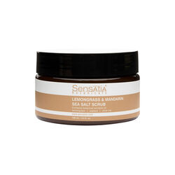 Lemongrass & Mandarin Sea Salt Scrub, Sensatia Botanicals