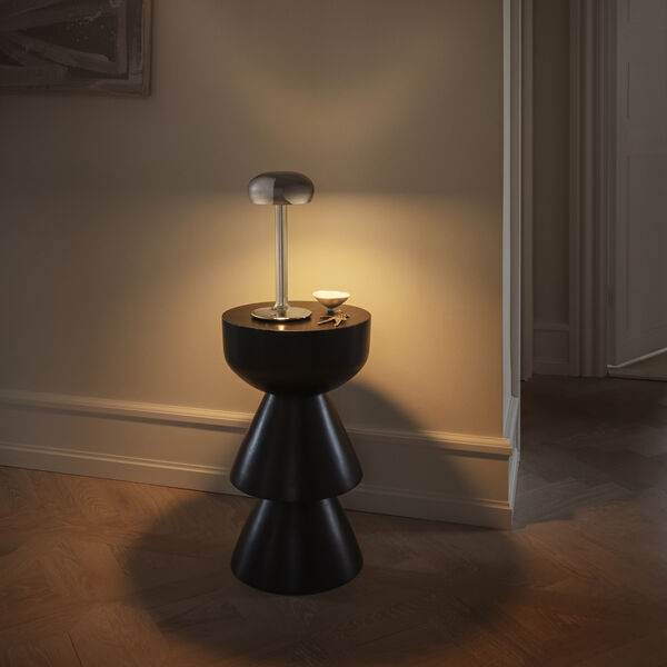 Emendo LED-batterilampe, krom, Eva Solo