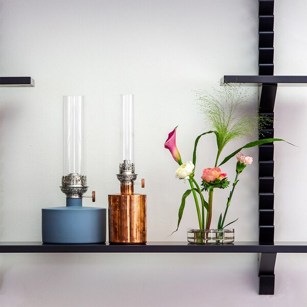 Patina oljelampe liten, Klong