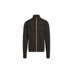 Klemens zip kontrast genser, capers, Mads Nørgaard