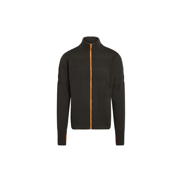 Klemens zip kontrast genser, capers, Mads Nørgaard