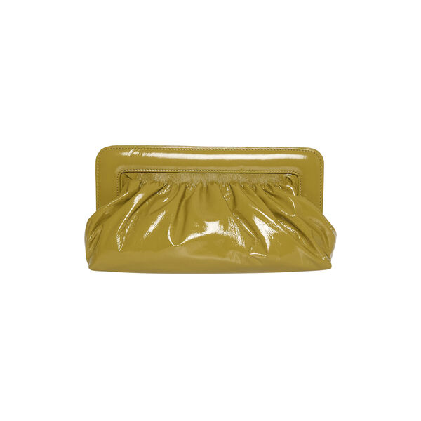 VeldaGZ midi patent clutch, amber green VeldaGZ midi patent clutch, amber green, Gestuz