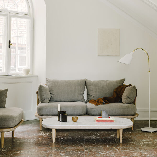 Fly SC5 sofabord, oljet eik/hvit, &Tradition