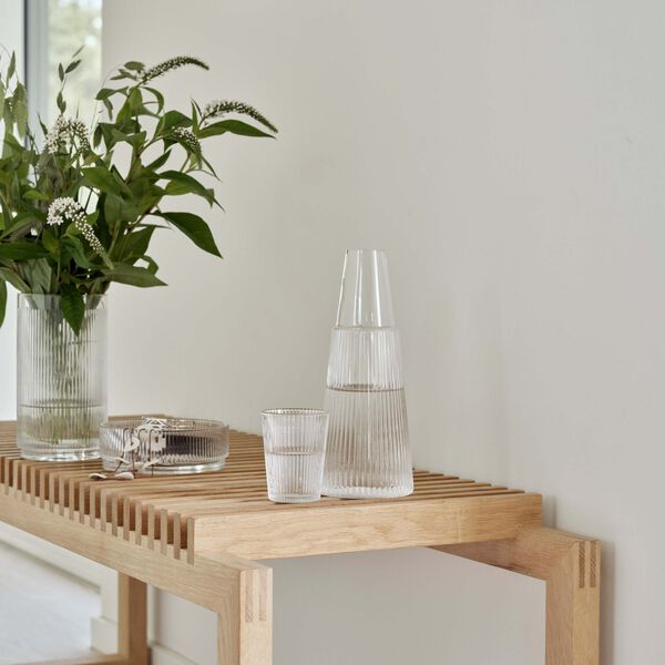 Pilastro karaffel med glass, klar, Stelton