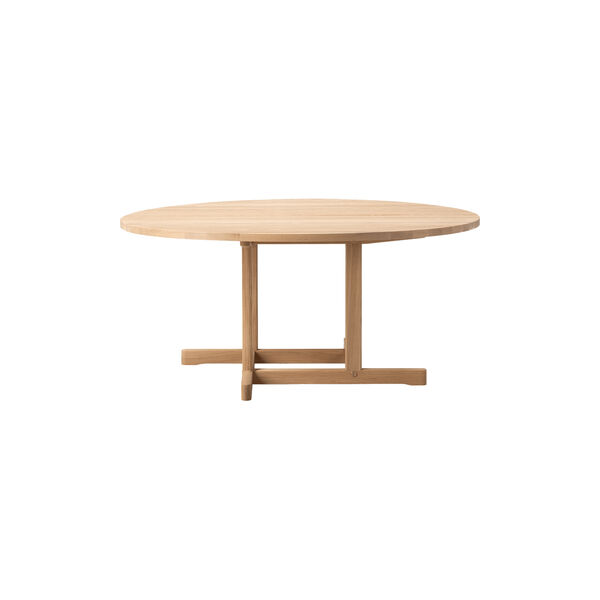 BM80 Mogensen Coffee Table &Oslash; 120 cm, lys oljet eik, Fredericia Furniture