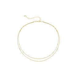 Nova Double Necklace, gold, Nila Noor