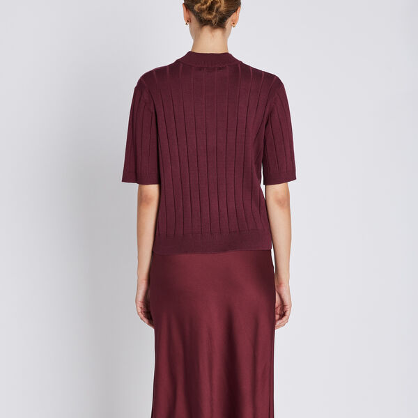 AnemoneBBGlady knit, bordeaux, Bruuns Bazaar