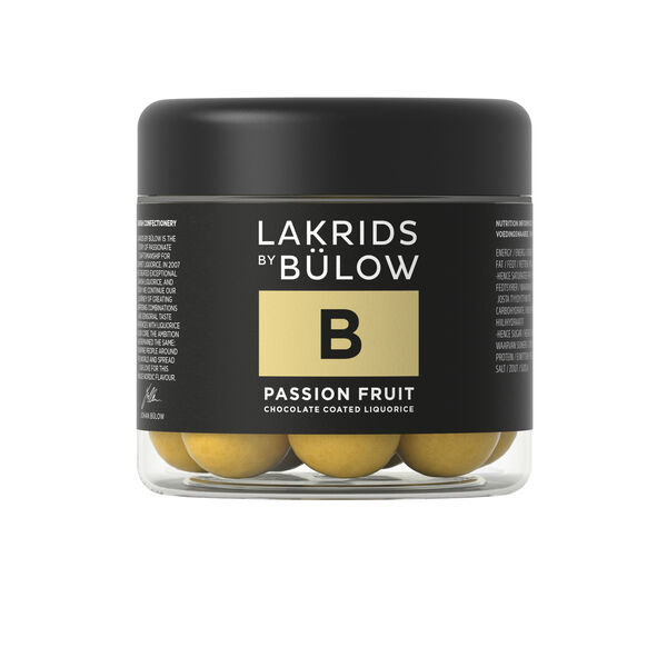 B - PASSION FRUIT, small, Lakrids by Bülow