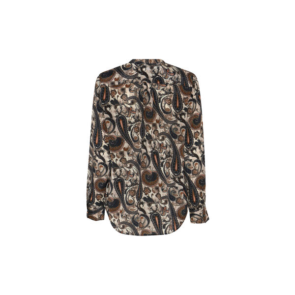 651HMMaple shirt, earthy paisley print, Heartmade