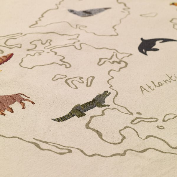 The World Textile Map, off-white, Ferm Living Kids