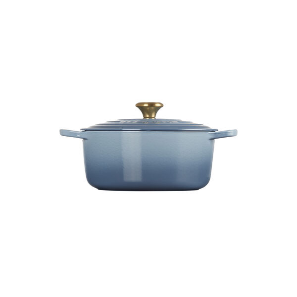 Signature rund gryte &Oslash; 26 cm, chambray, Le Creuset