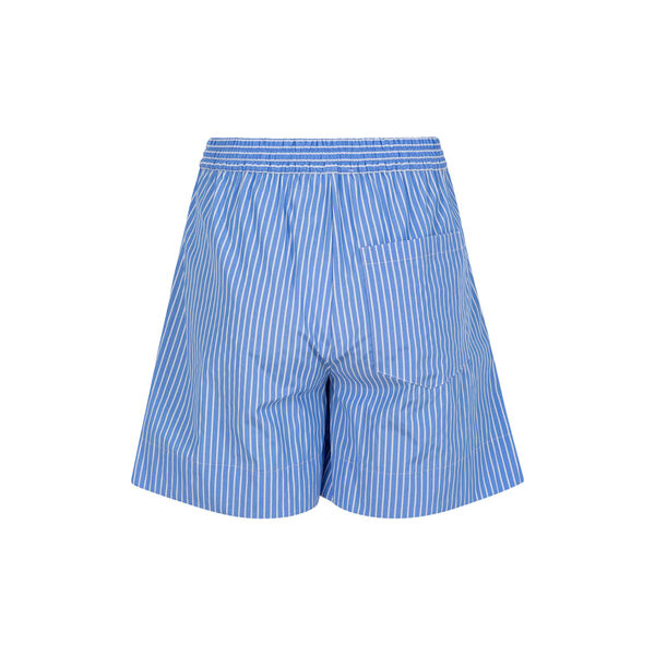 HARPER striped shorts - Sille fit, blue stripes, Coster Copenhagen