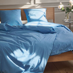 Percale senget&oslash;y, bright blue, Georg Jensen Damask